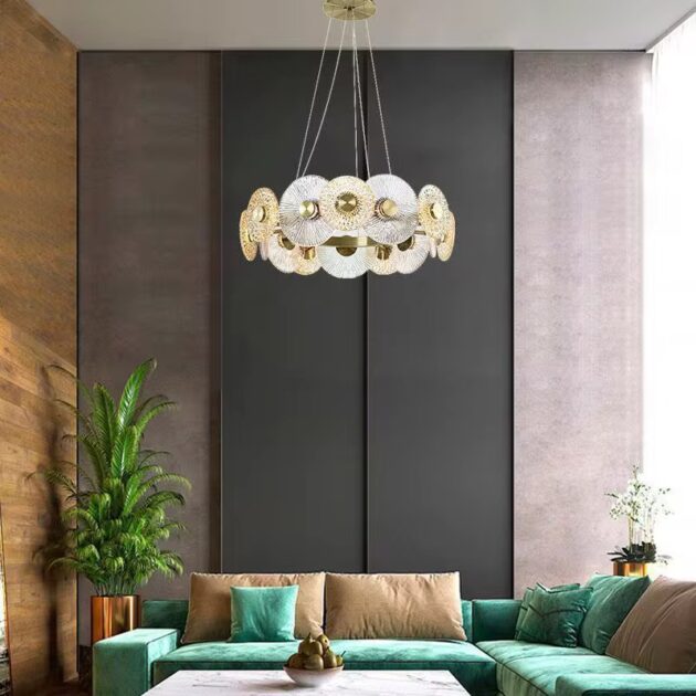 Lustre Cristal Rond